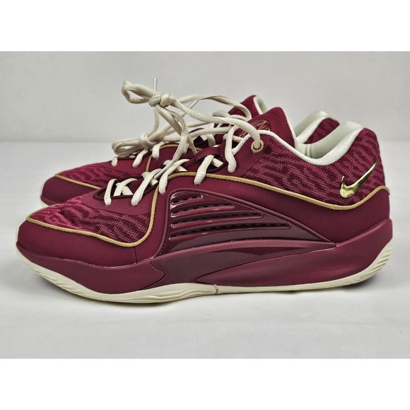 NEW Nike KD 16 NRG Low NY vs. NY Burgandy & Gold DZ2925-600 | Men's Size 10‎ - Picture 1 of 6